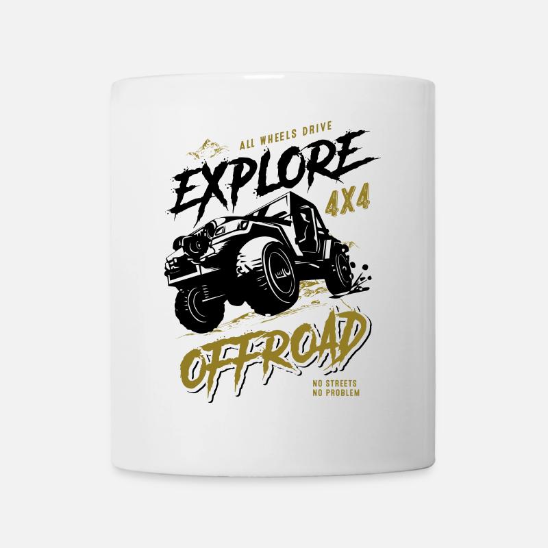 Offroad Adventure 4x4 - Off-road vehicle - Mug - white