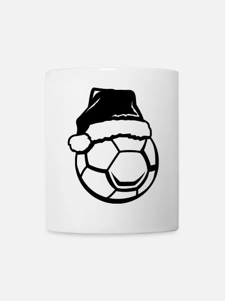 Handball Weihnachtsmütze - Tasse - Weiß