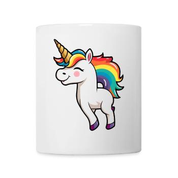 Einhorn-Stolz Kinder | LGBTQ | Gay Pride | Niedlich - Tasse - Weiß - Vorne