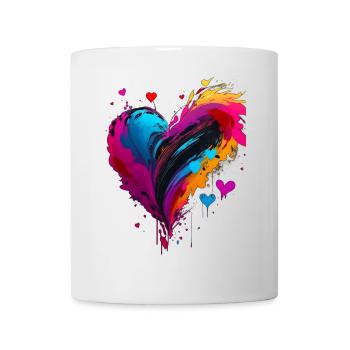 Herz - Tasse - Weiß - Vorne