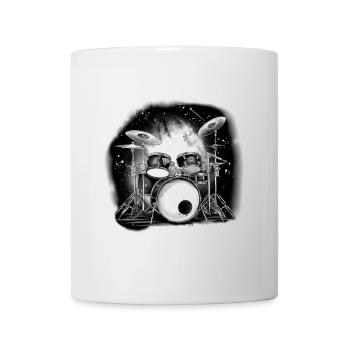 Batteur à vie blanc - Mug blanc - blanc - Devant