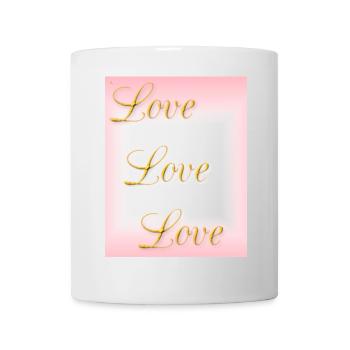 Liebe - Selbstliebe - wahre Liebe - Tasse - Weiß - Vorne