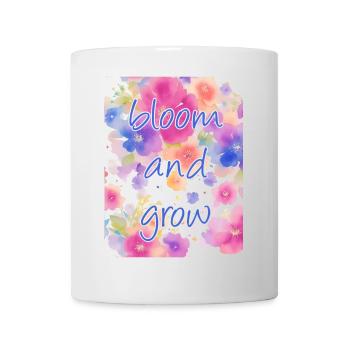 bloom and grow - Mug - white - Front