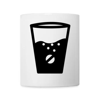 Dosierempfehlung Einnahmeempfehlung Dosierung - Tasse - Weiß - Vorne
