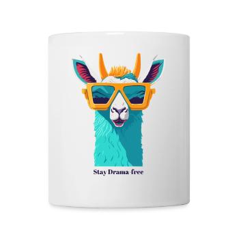 Retro Lama Revolt - Mug - white - Front