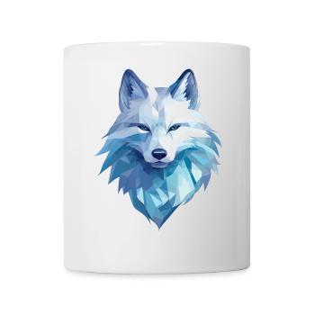 Polarfuchs im Polygon Stil - Tasse - Weiß - Vorne
