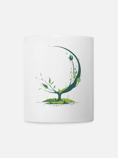 Zarte Gewächse - Tasse - Weiß
