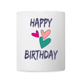ALLES GUTE ZUM GEBURTSTAG. ALLES GUTE ZUM GEBURTSTAG. JAHRESTAG. - Tasse - Weiß - Vorne