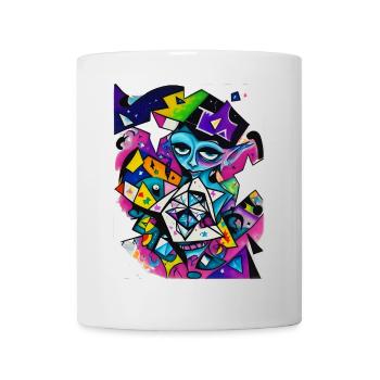 Graffiti - Mug blanc - blanc - Devant
