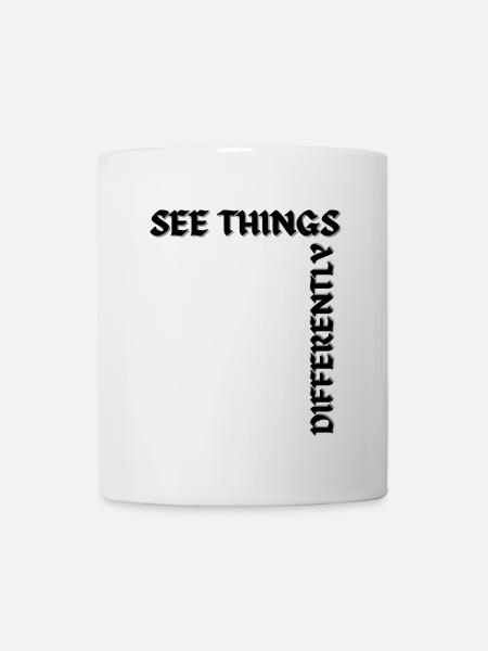 See things differently - Mug - white