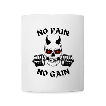 no pain no gain - Mug - white - Front