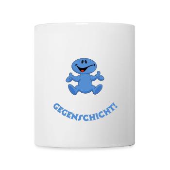 Keine Ahnung, war die andere Schicht/Gegenschicht - Tasse - Weiß - Vorne