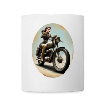 Motorcycle bride - Mug - white - Front