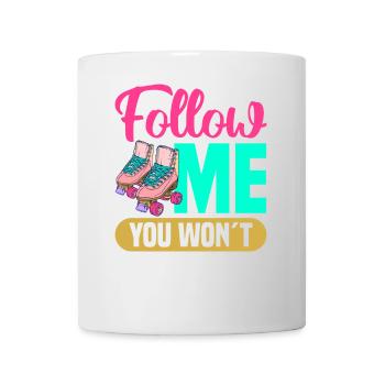 design de patins à roulettes - Mug blanc - blanc - Devant