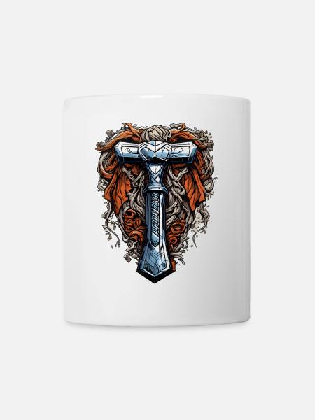Thors Hammer - Tasse - Weiß
