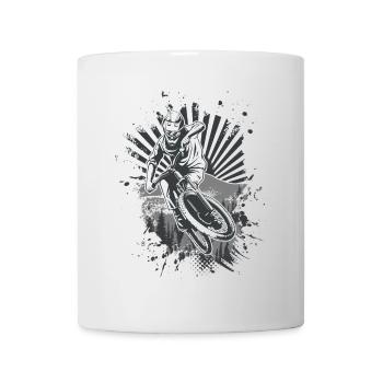Moto Jump Graffiti Splash - Tasse - Weiß - Vorne