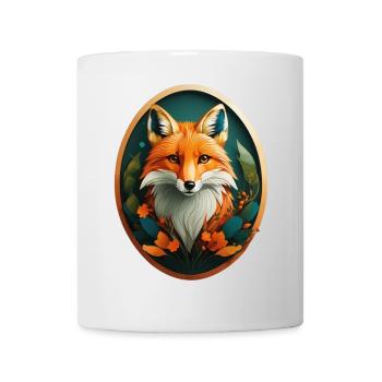 Renard roux - Mug blanc - blanc - Devant