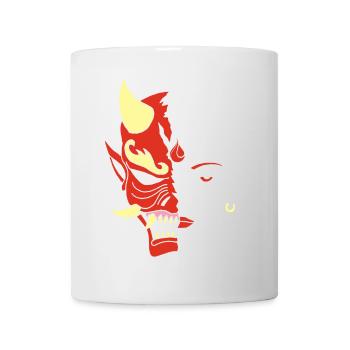 Humain ou démon ? - Mug blanc - blanc - Devant