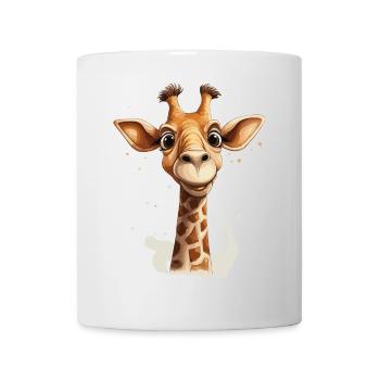 verrückte Giraffe - Tasse - Weiß - Vorne