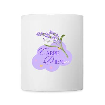 Carpe Diem - Tasse - Weiß - Vorne