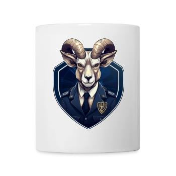 Police Capricorne - Mug blanc - blanc - Devant