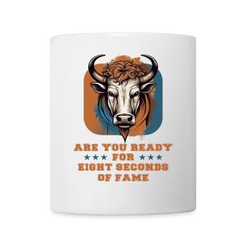 Bullenreiter - Tasse - Weiß - Vorne
