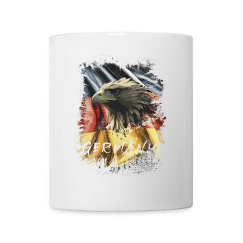 Germany Adler Adlerkopf Geschenk - Tasse - Weiß - Vorne
