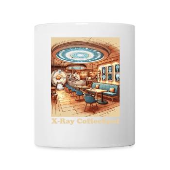 Cafe Radiology Medical Art Barista Manip Radio - Mug - white - Front