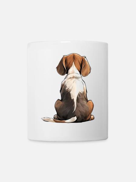 Beagle - Mug blanc - blanc
