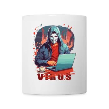 Anonymous Hacker - Tasse - Weiß - Vorne