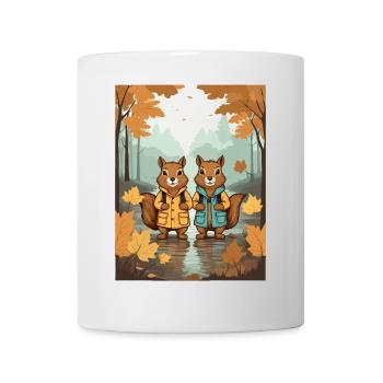 Cute Squirrels - Mug - white - Front