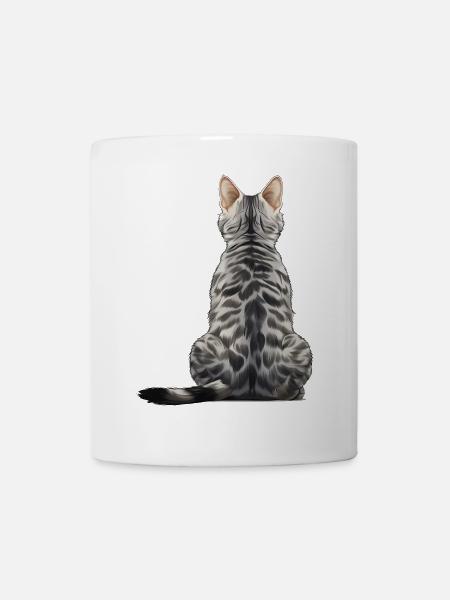 Ägyptische Mau-Katze - Tasse - Weiß