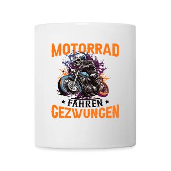 Motorrad Motorradfahrer Spruch - Tasse - Weiß - Vorne