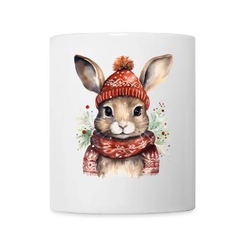 Christmas at Mr. Lampe's - Rabbit - Mug - white - Front