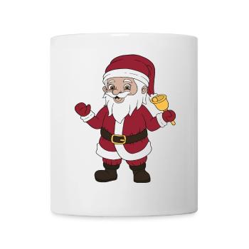 Père Noël Tshirt Cadeau Garçon Enfant Humour Noel - Mug blanc - blanc - Devant