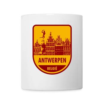 Antwerpen België - Tasse - Weiß - Vorne