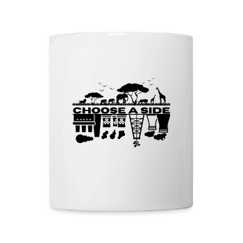 Choose a Side - Protect the Climate - Tasse - Weiß - Vorne