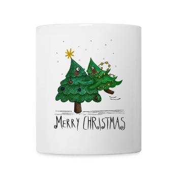 Christmas Tree Love Merry Christmas - Mug - white - Front