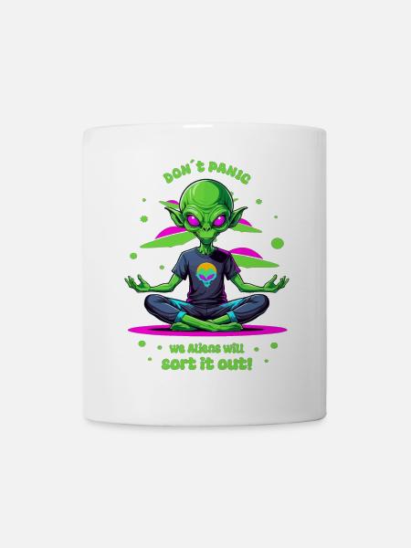 Alien Regelt das ! - Tasse - Weiß