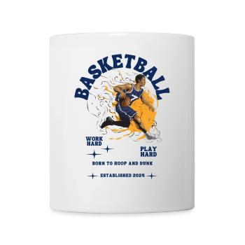 Dynamic Basketball Player Illustration - Mug - white - Front