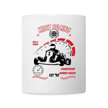 KArt Racing Speed Gauge Graphic - Mug - white - Front