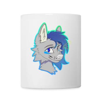 Wind Chime, the She-Wolf (by Derpy Fox) - Mug - white - Front
