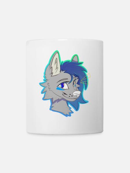 Carillon éolien, la louve (par Derpy Fox) - Mug blanc - blanc