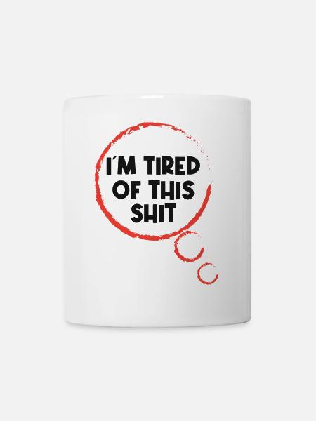 Gleichgültig Statement Ist Mir Egal - Tasse - Weiß
