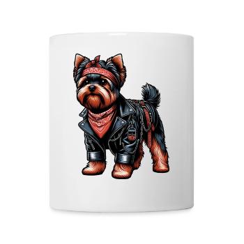 Yorkshire Terrier Rocker - Mug - white - Front
