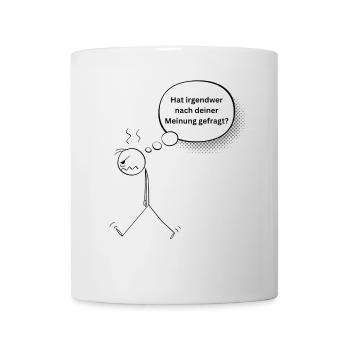 genervt - Tasse - Weiß - Vorne