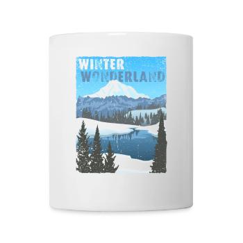 Winter Wonderland - public domain modificated - Mug - white - Front