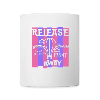 Laissez vos inquiétudes flotter - Mug blanc - blanc - Devant