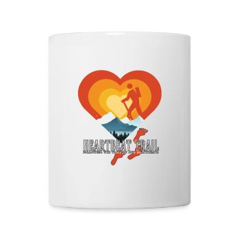 Heartbeat Trail Bergwanderung - Tasse - Weiß - Vorne