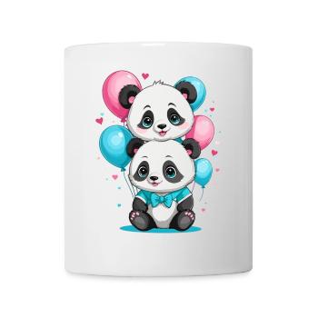 Panda mignon - Mug blanc - blanc - Devant
